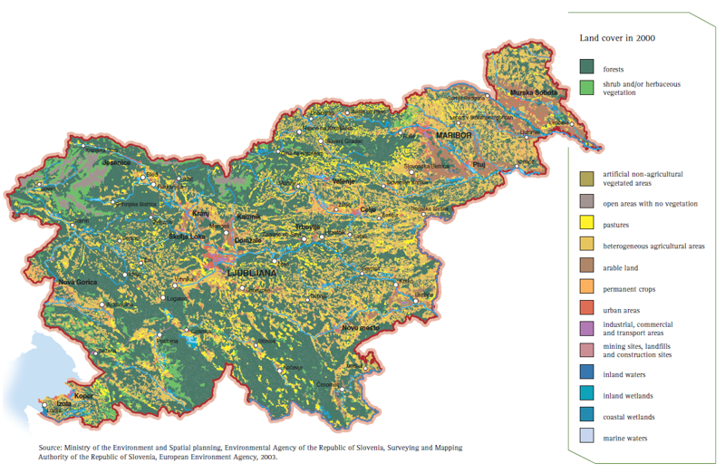 Land cover in Slovenia